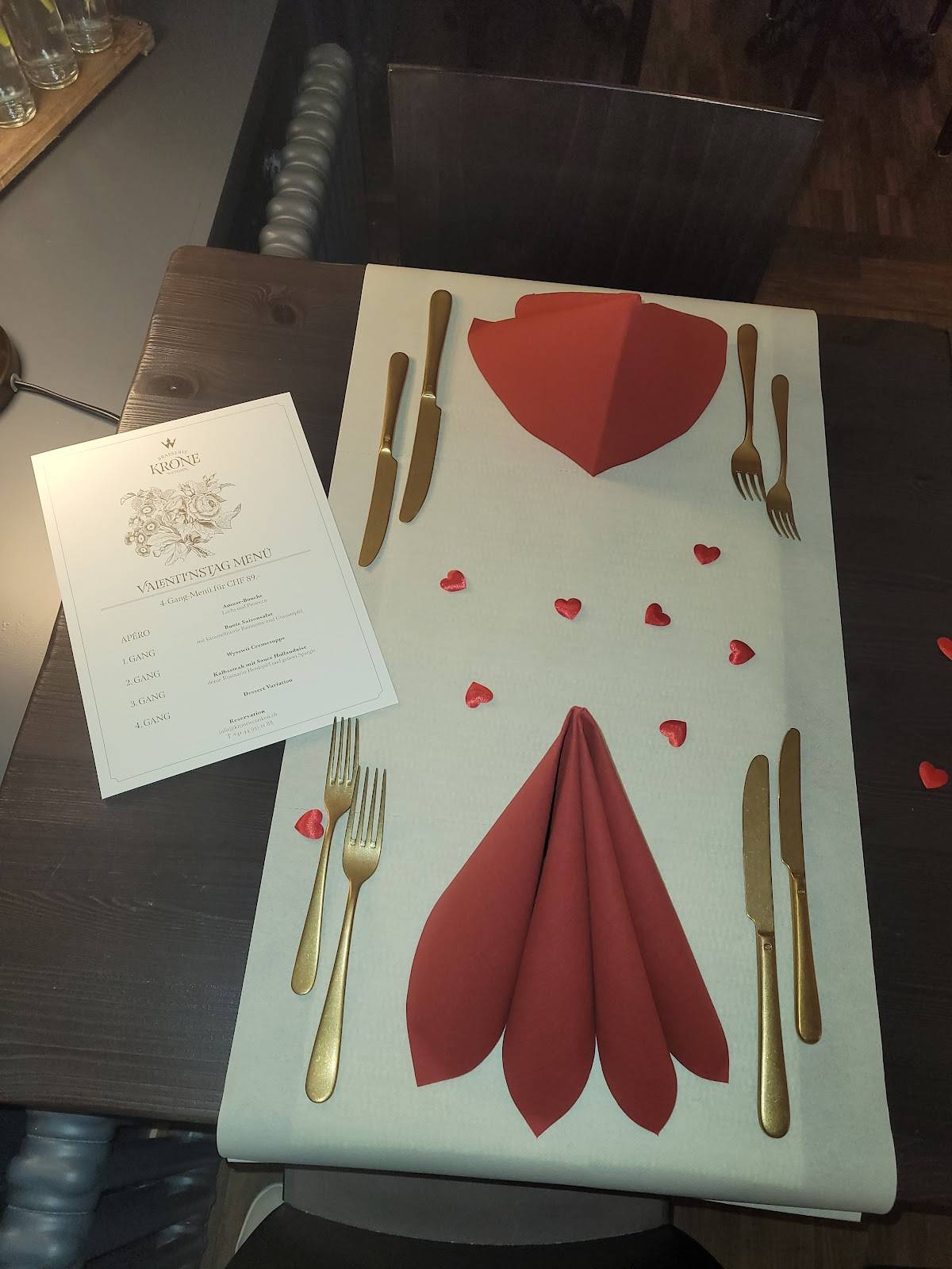 Menu di Restaurant Krone 