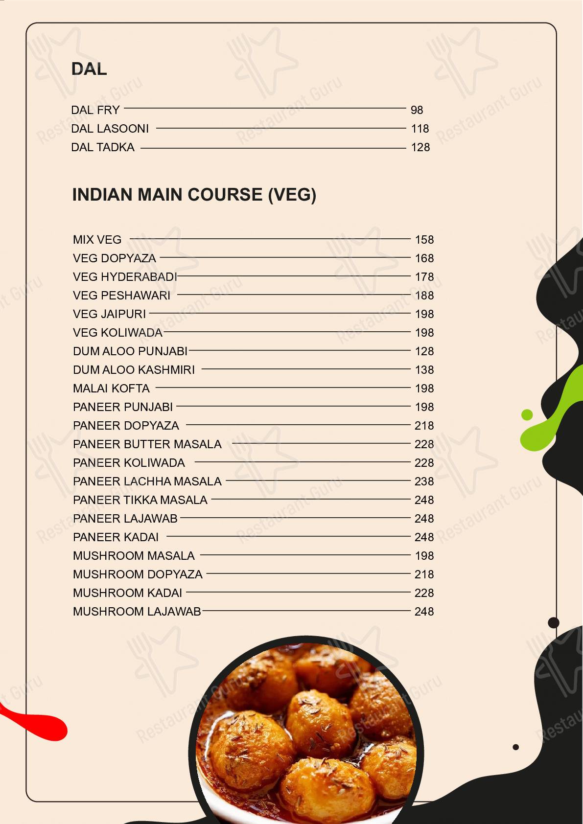 Broo98 Cafe & Restro menu