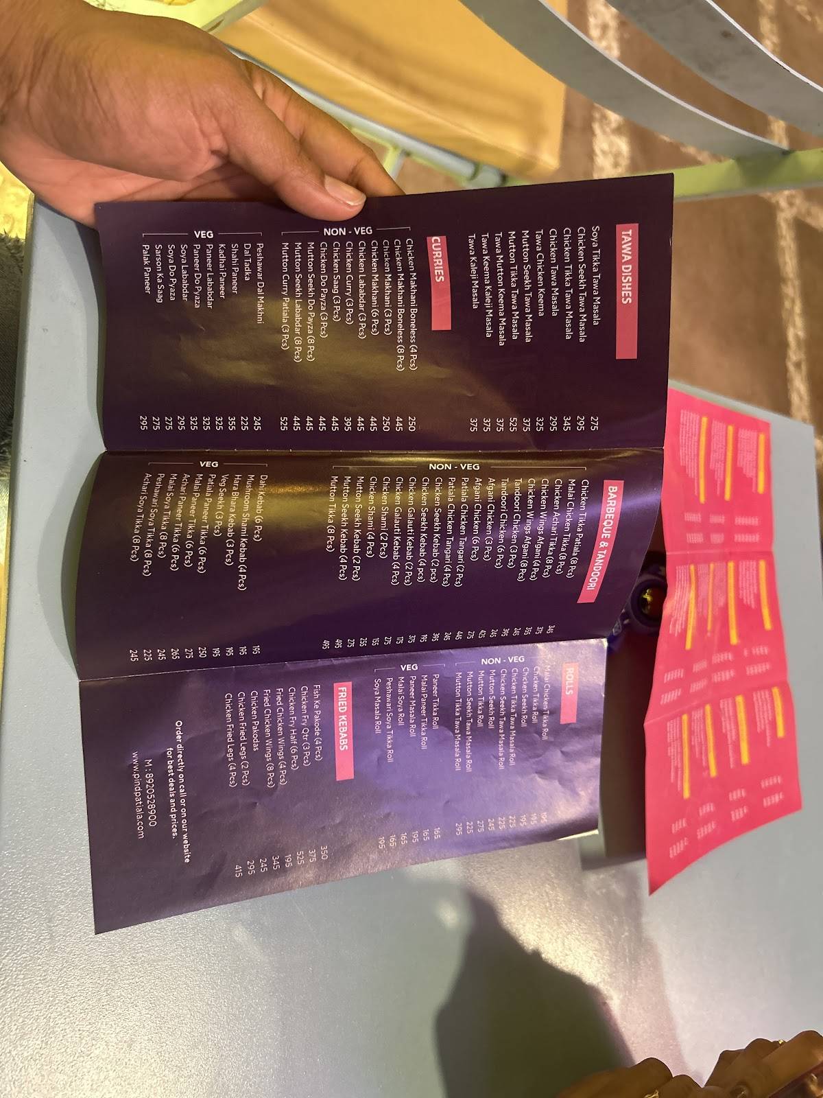BroMomo menu