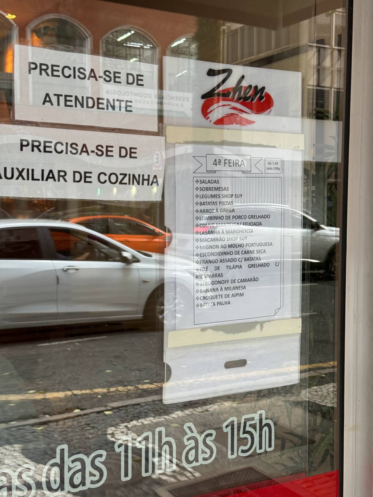 Buffet Zhen cardápio