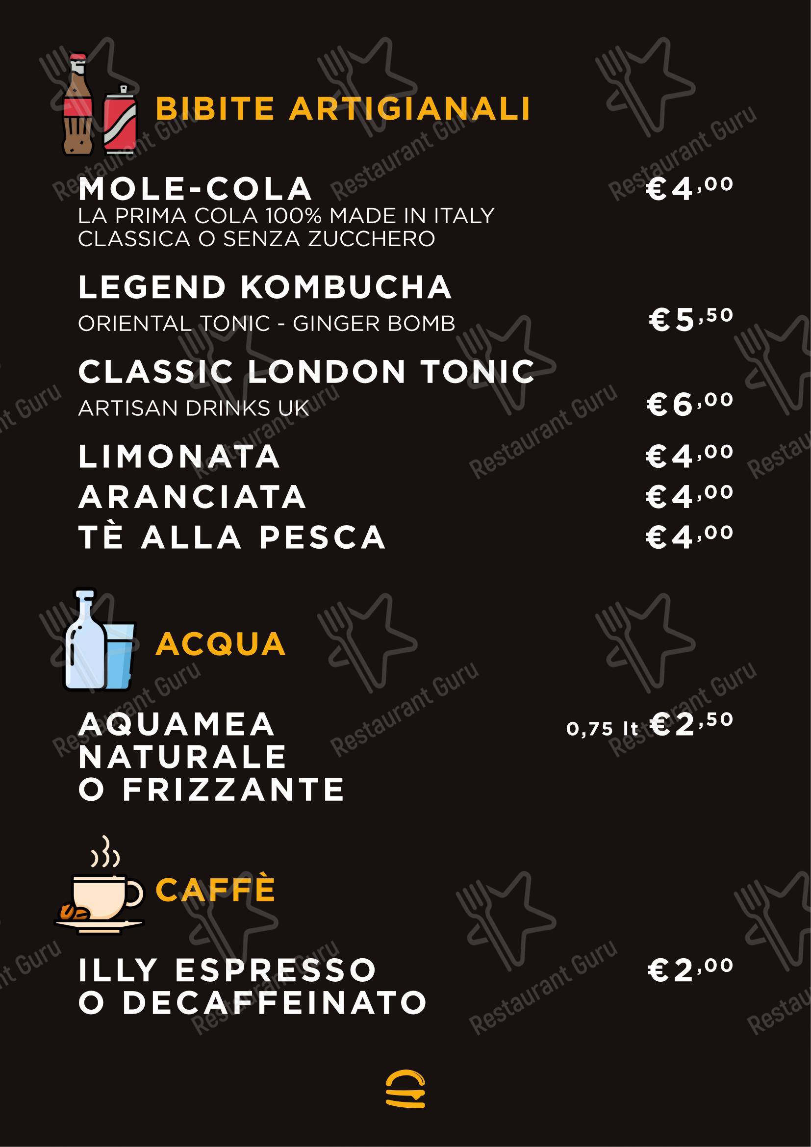 Menu di Buns Homemade Burger - Menu