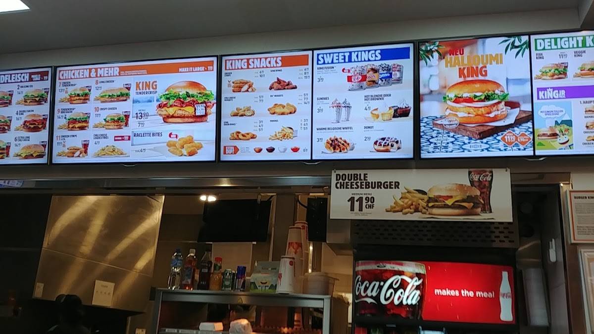 Menu di BURGER KING 