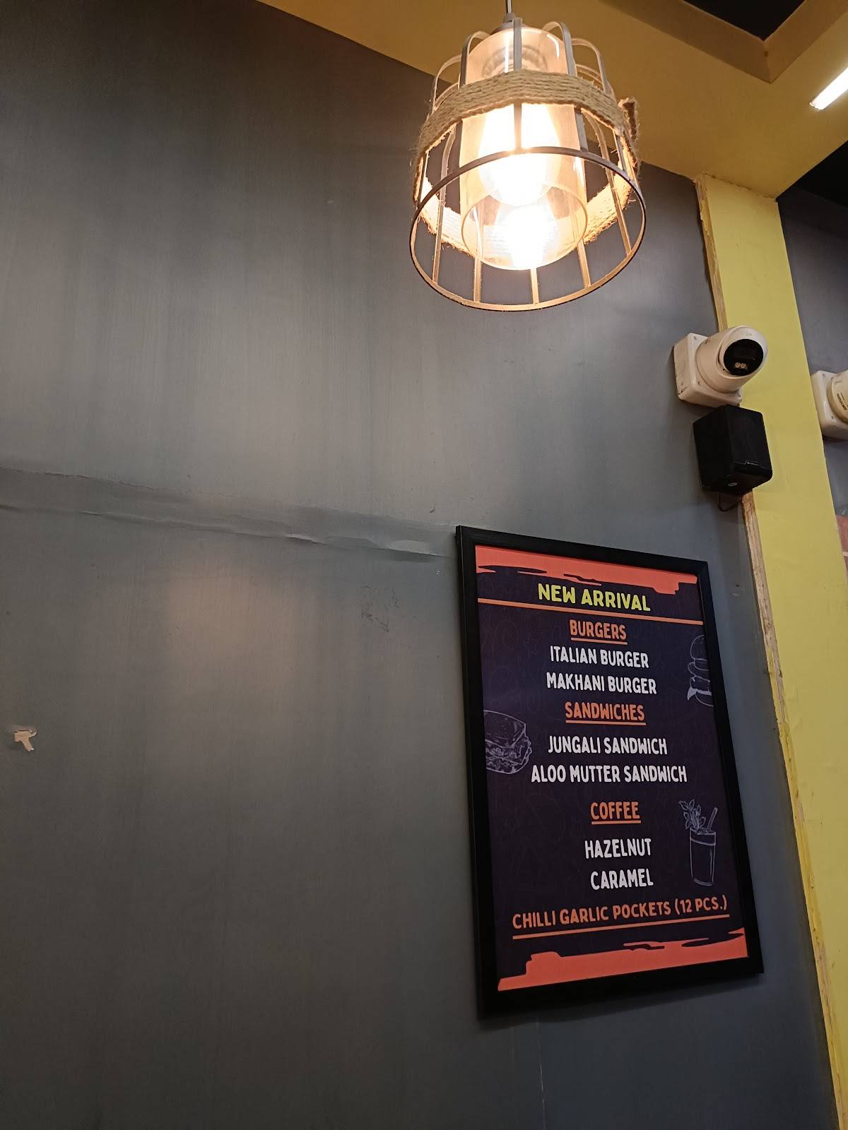 Burger Mania menu