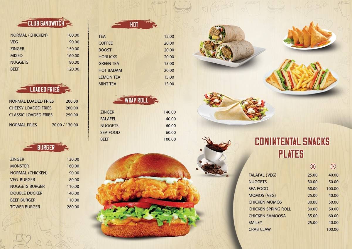 CAFE 51 menu