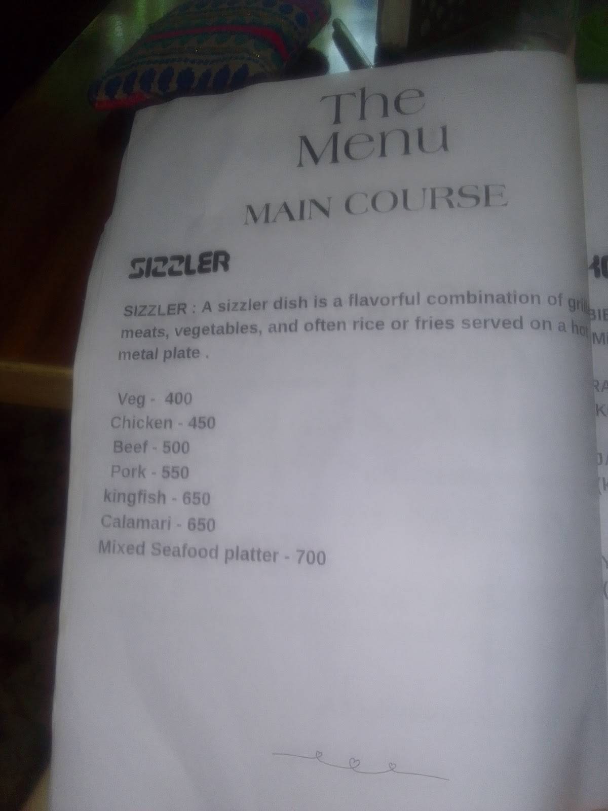 CAFE JOONG & CO. GOA (Taste of Tibet) menu