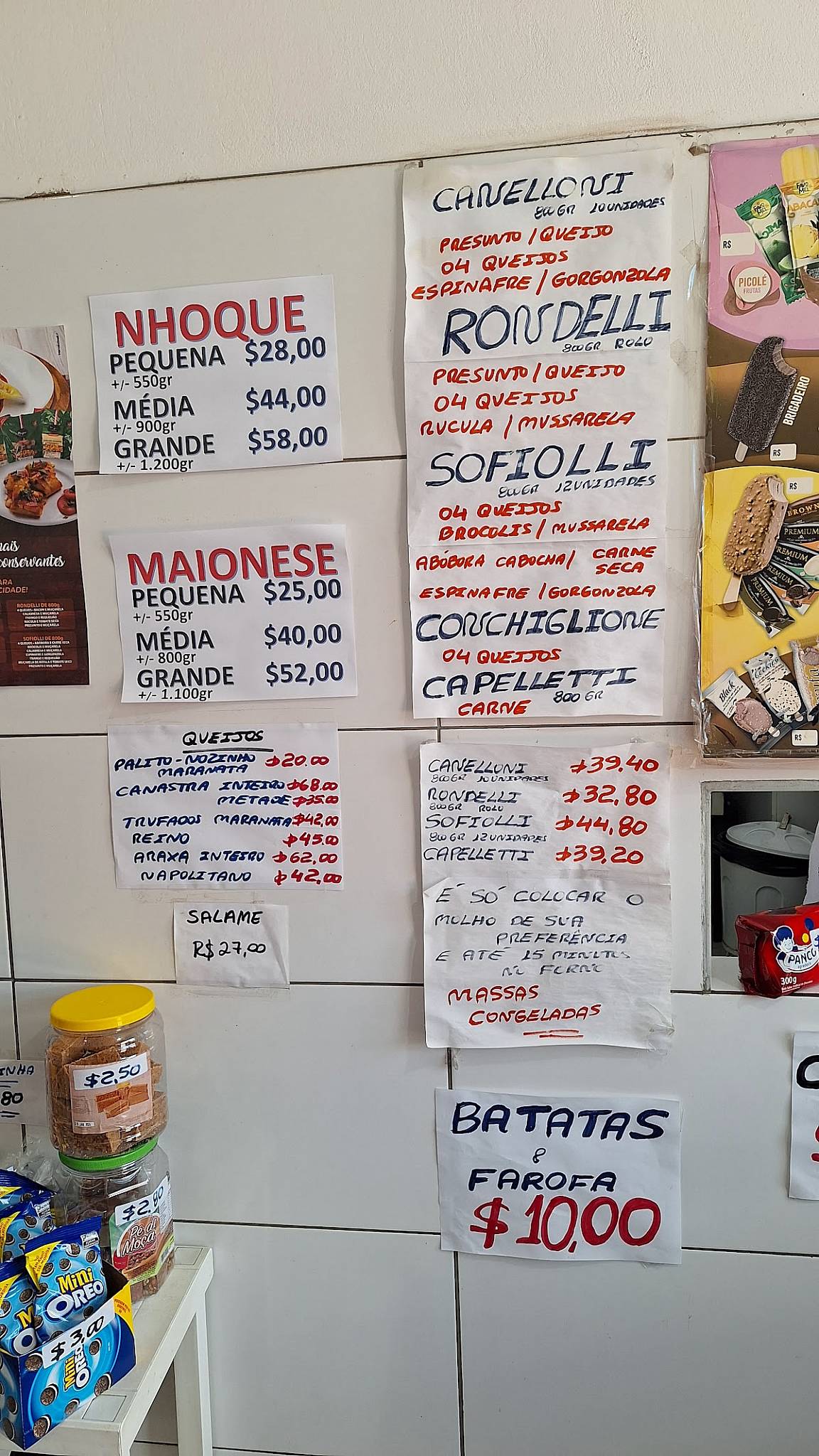 COZINHA PAULISTA cardápio