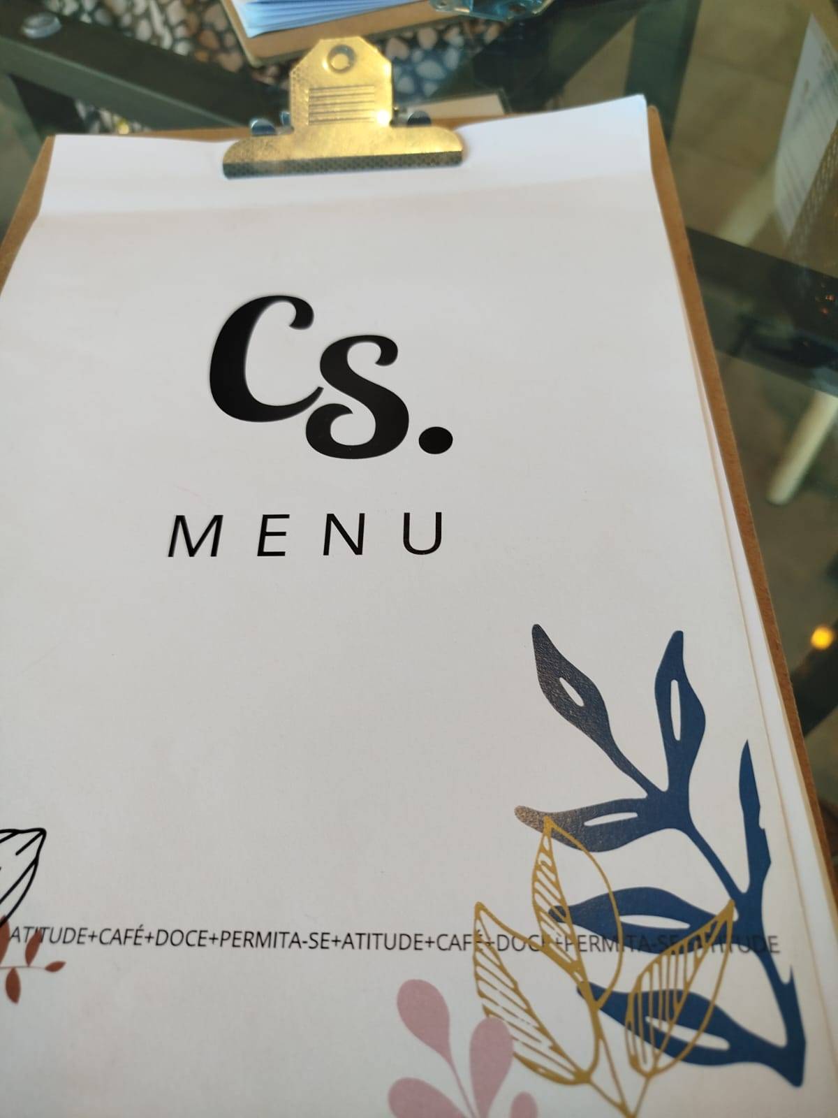 CS Doce e Café cardápio
