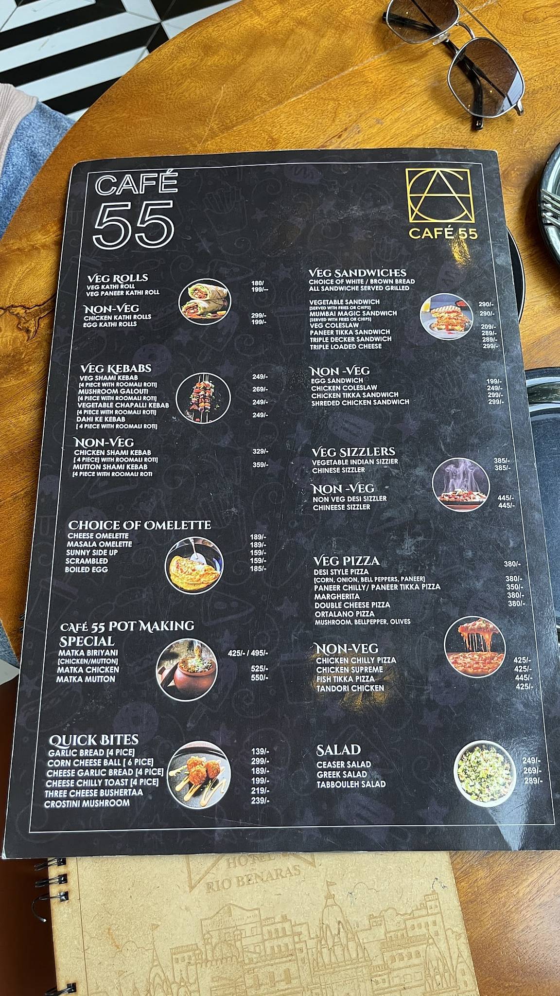 Cafe 55 menu