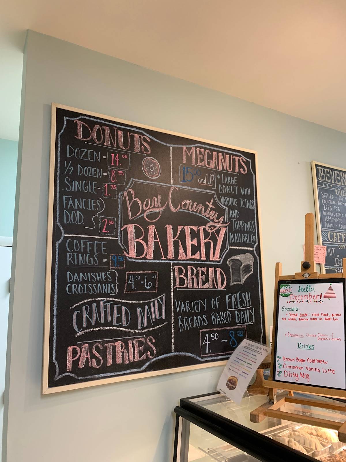 Menu at Bay Country Bakery, Cambridge, Ocean Gateway