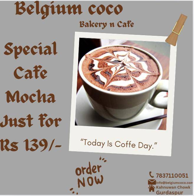 Belgium Coco menu
