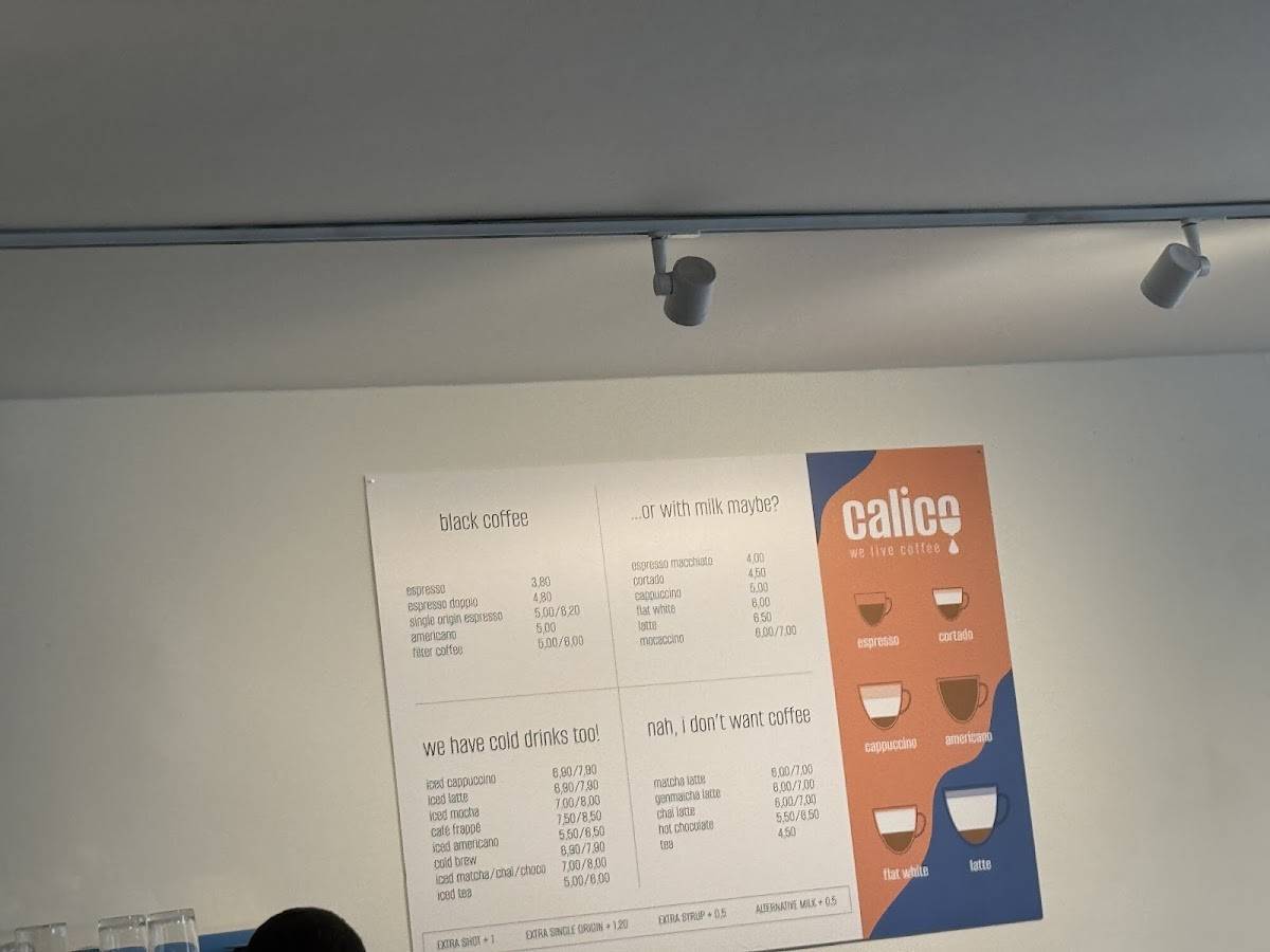 Menu di Café Calico 