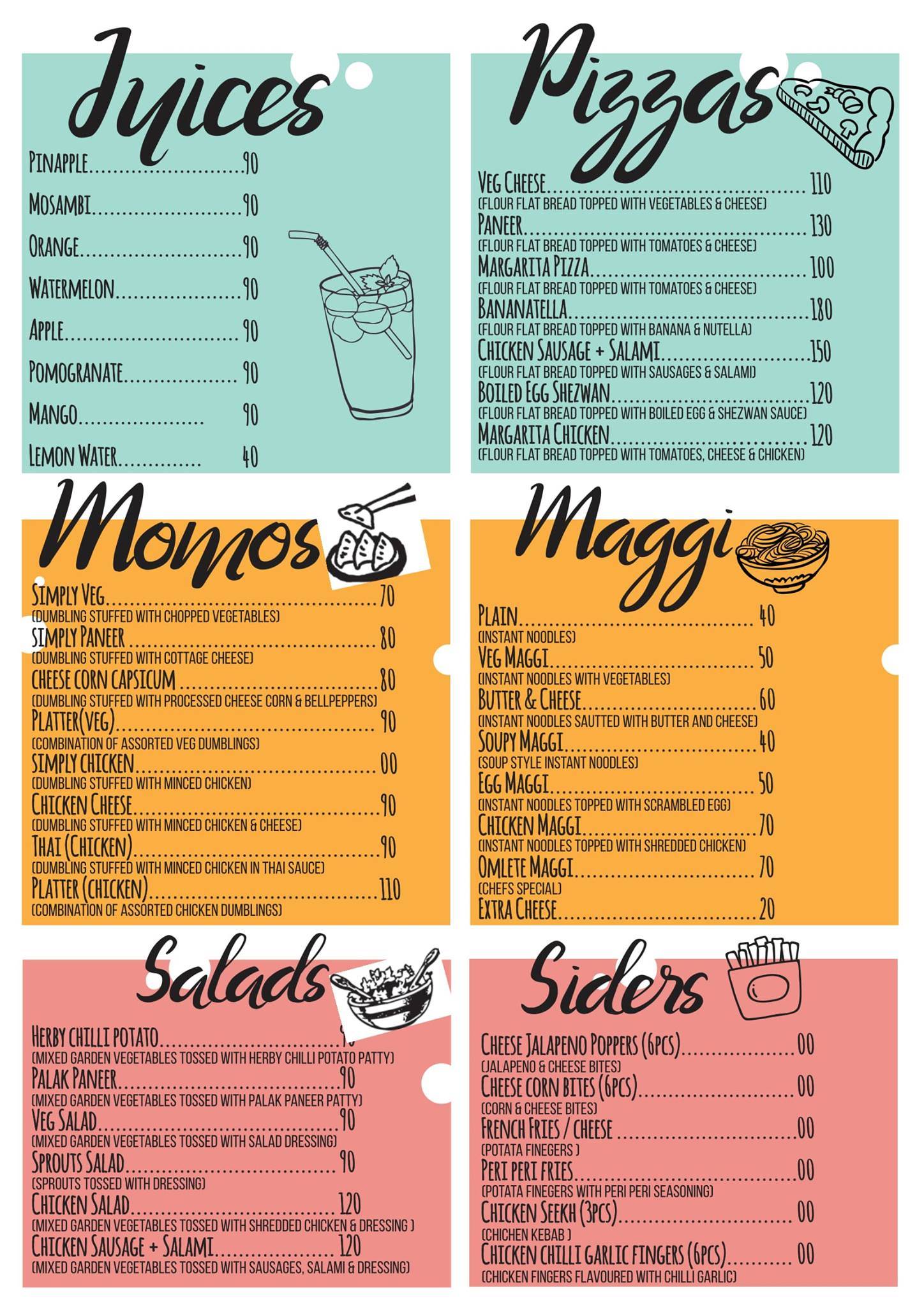 Coffee Junction 24hrs menu