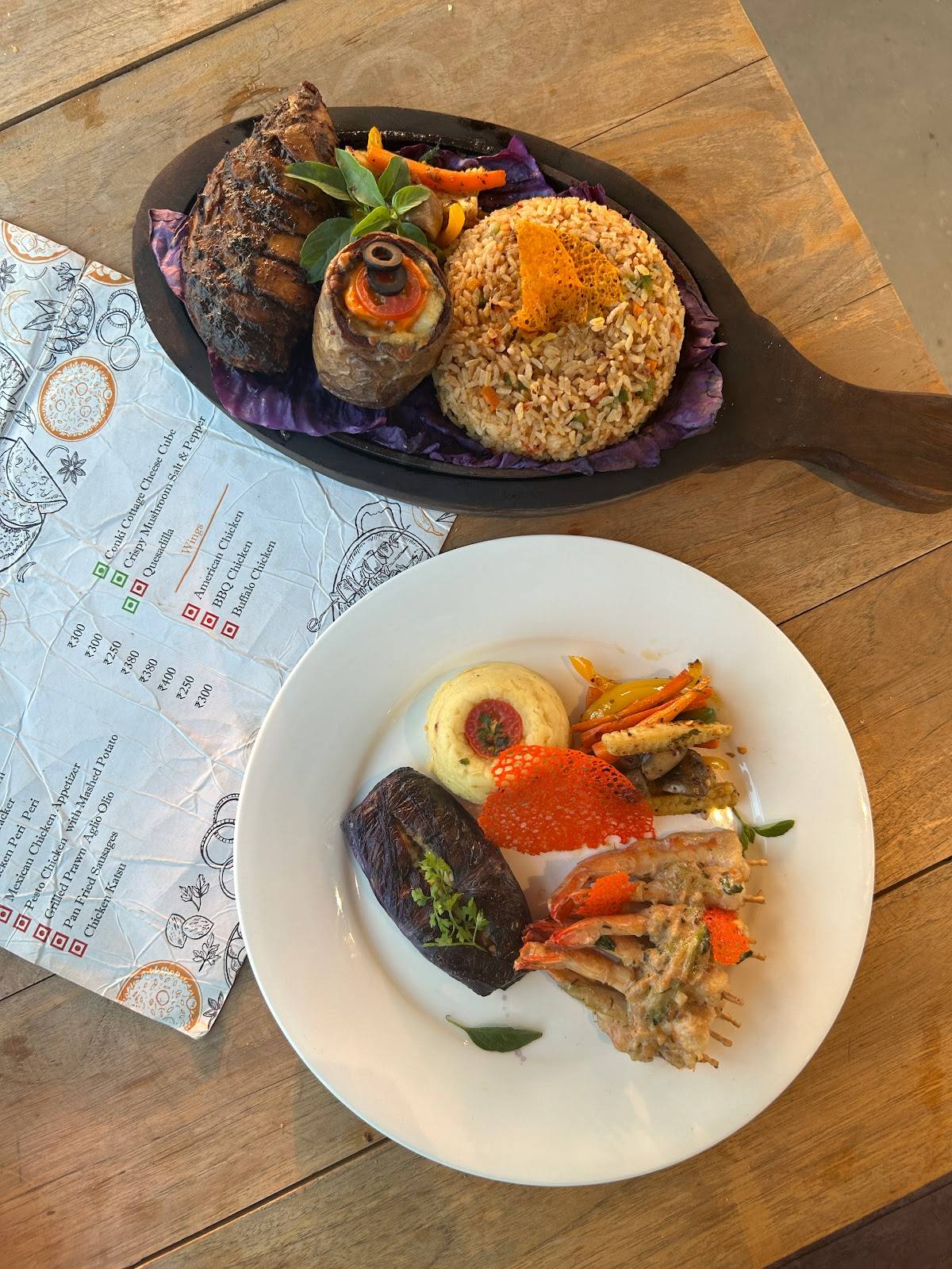 Cafe Conki menu