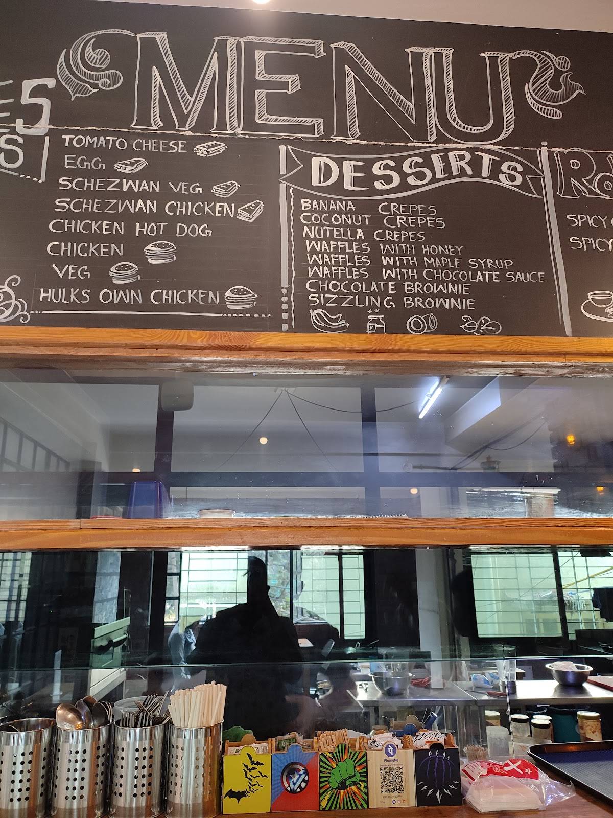 Cafe Down The Alley menu