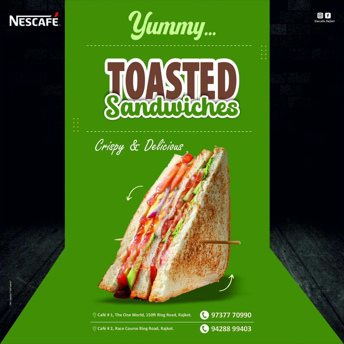 Nescafé, 150 Feet. Ring Road menu