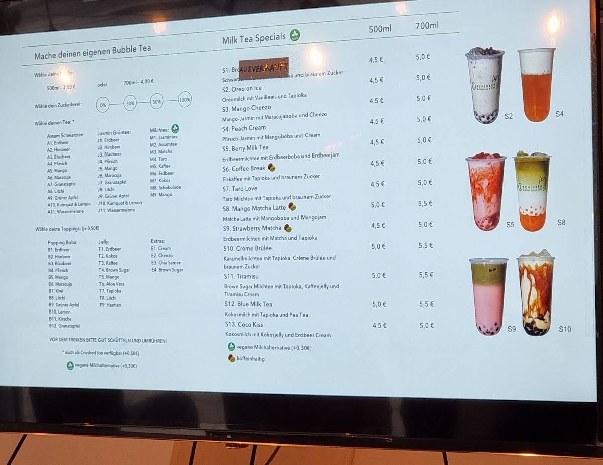 Orchideen Bubble Tea