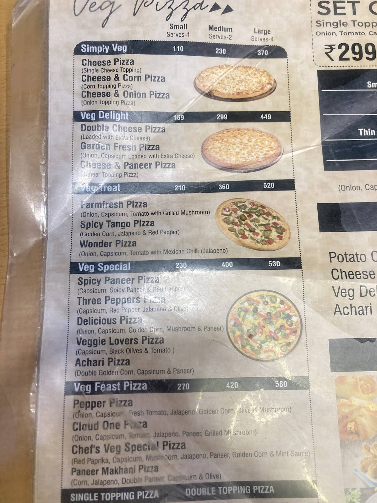 Peppers Pizza - Muradnagar menu