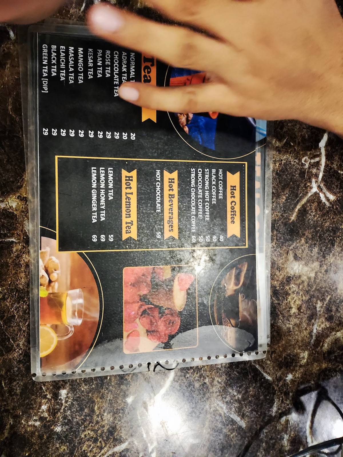 Tealogy Cafe Gorakhpur menu