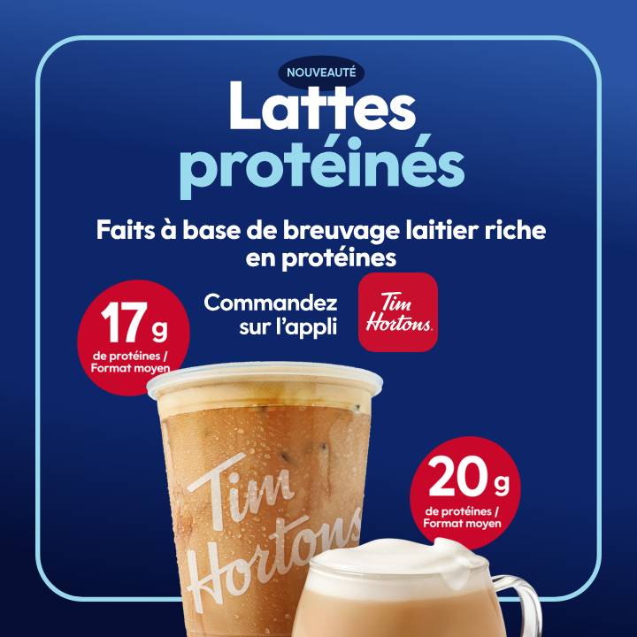 Menu de Tim Hortons