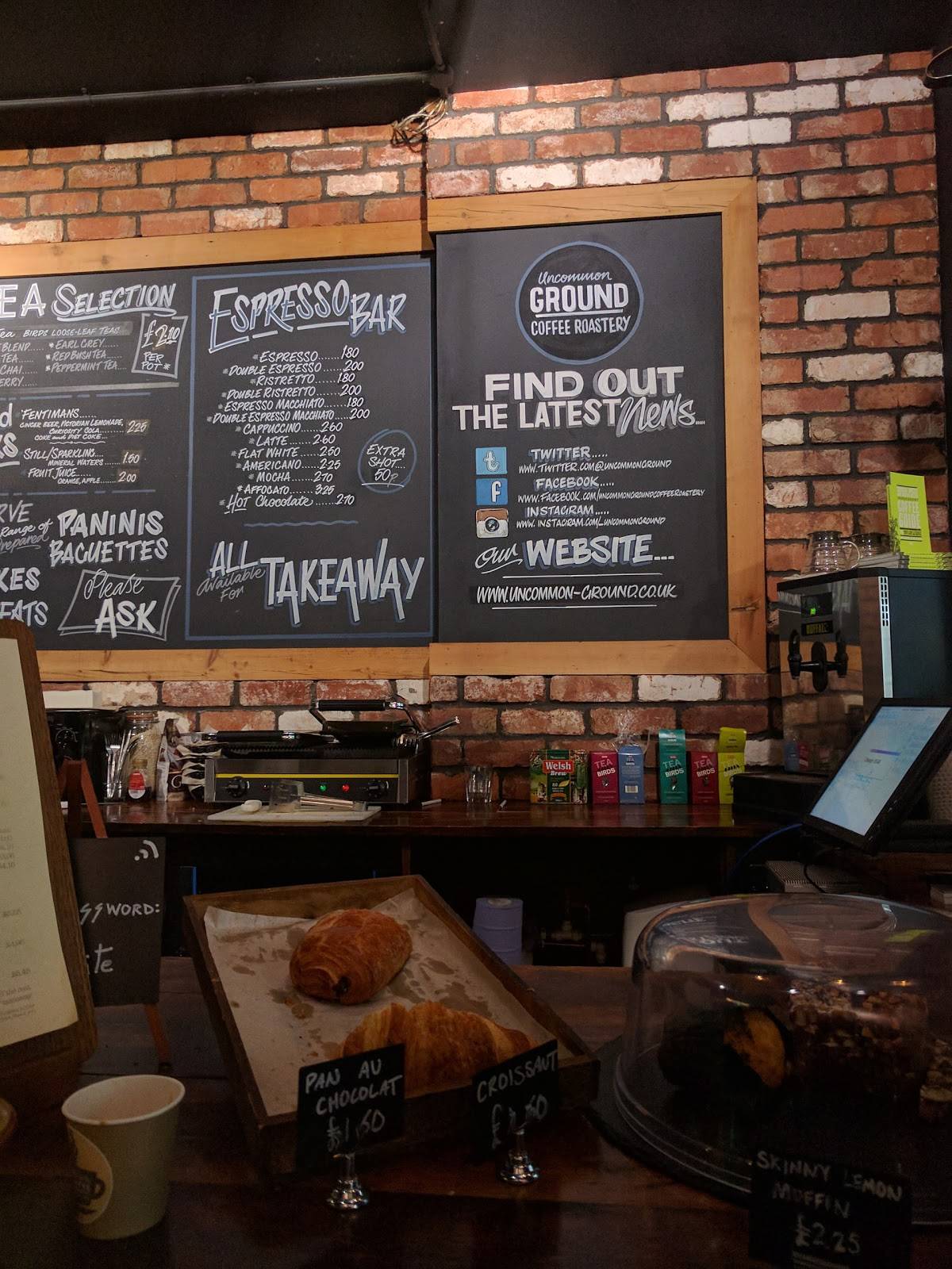 Menu at Ground Coffee Roastery cafe, Cardiff, 1012 Royal Arcade