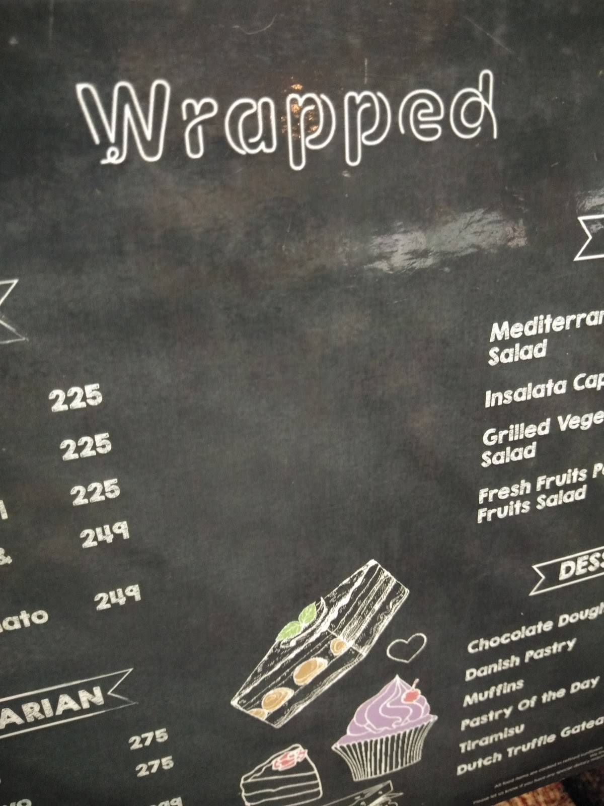 Wrapped menu
