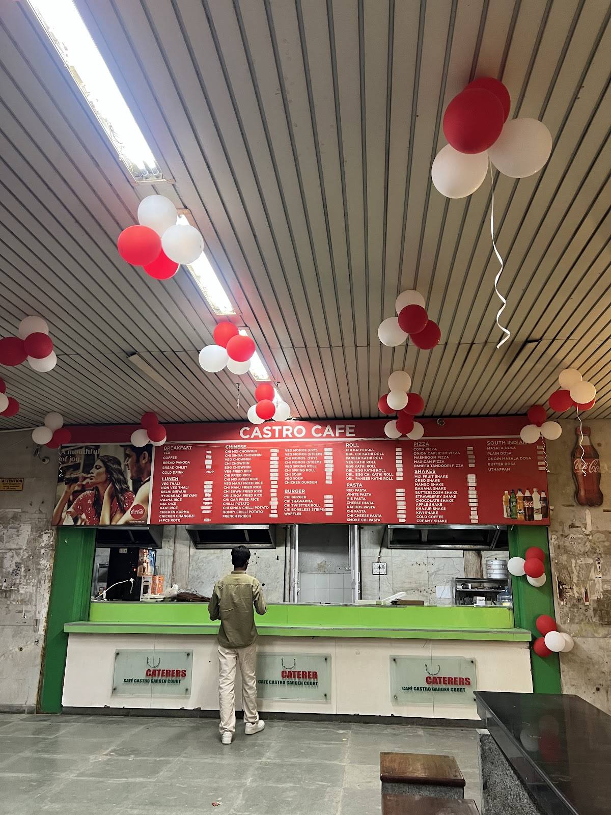 Café at Castro Garden Courts, JMI menu