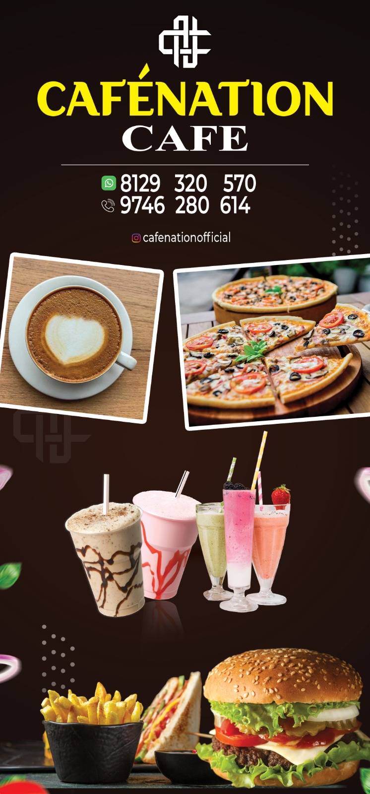 Cafenation menu