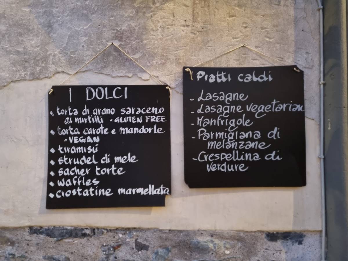 Menu di Caffé Cavour 