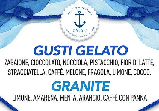 Menu di Caffè Olivieri 