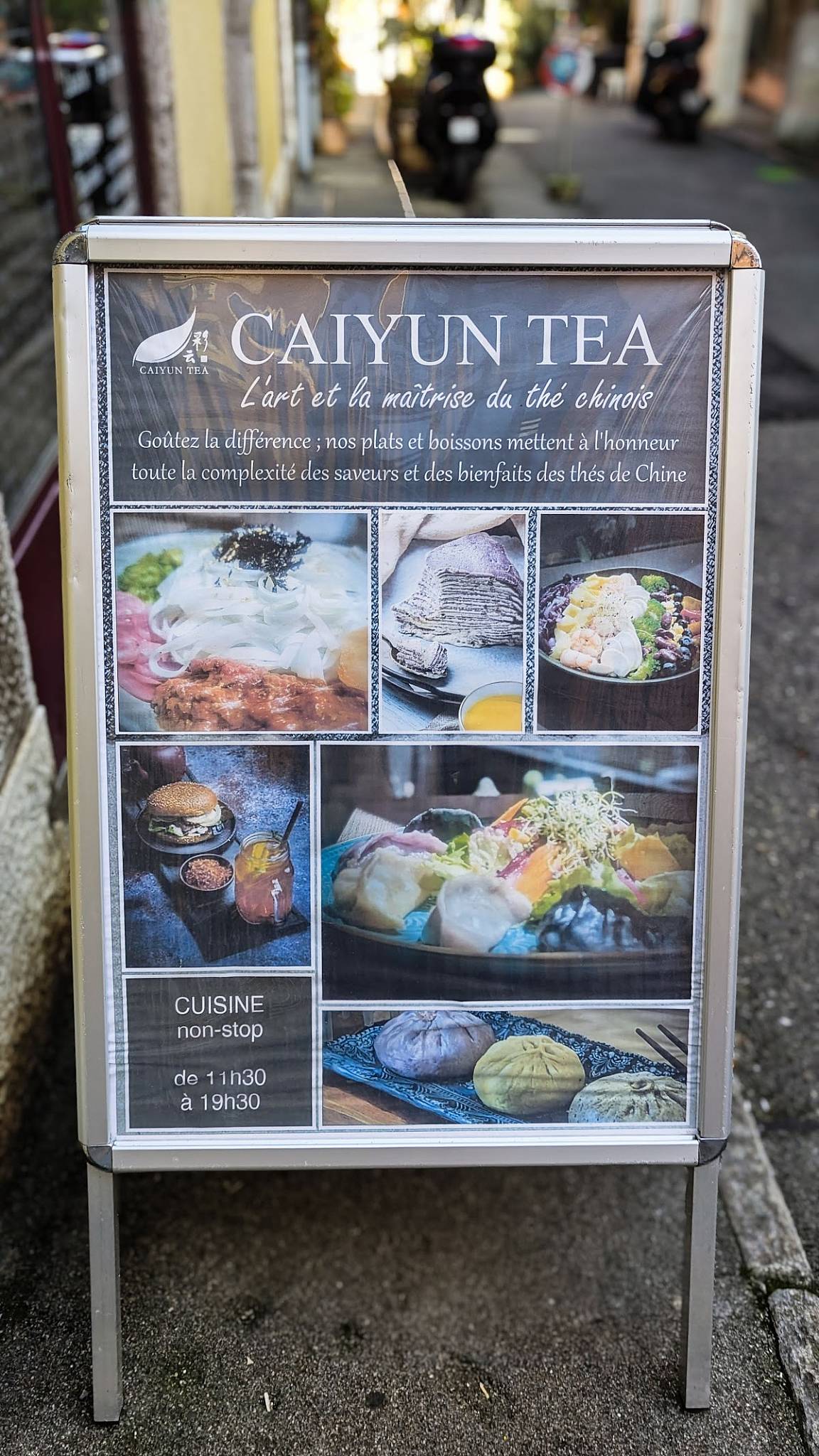 Menu di Caiyun Tea 