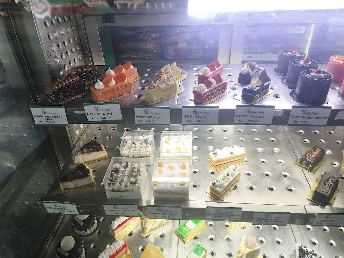 Cake Country menu