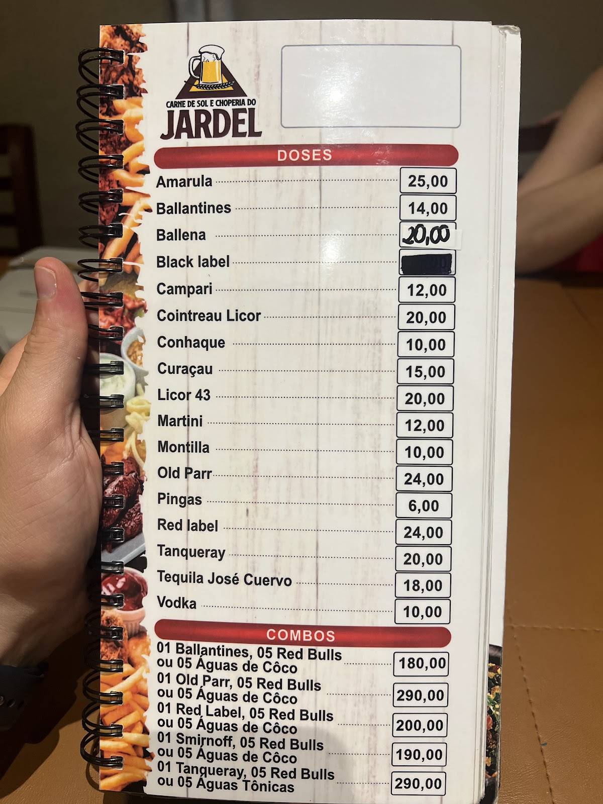 Carne de Sol e Choperia do Jardel cardápio