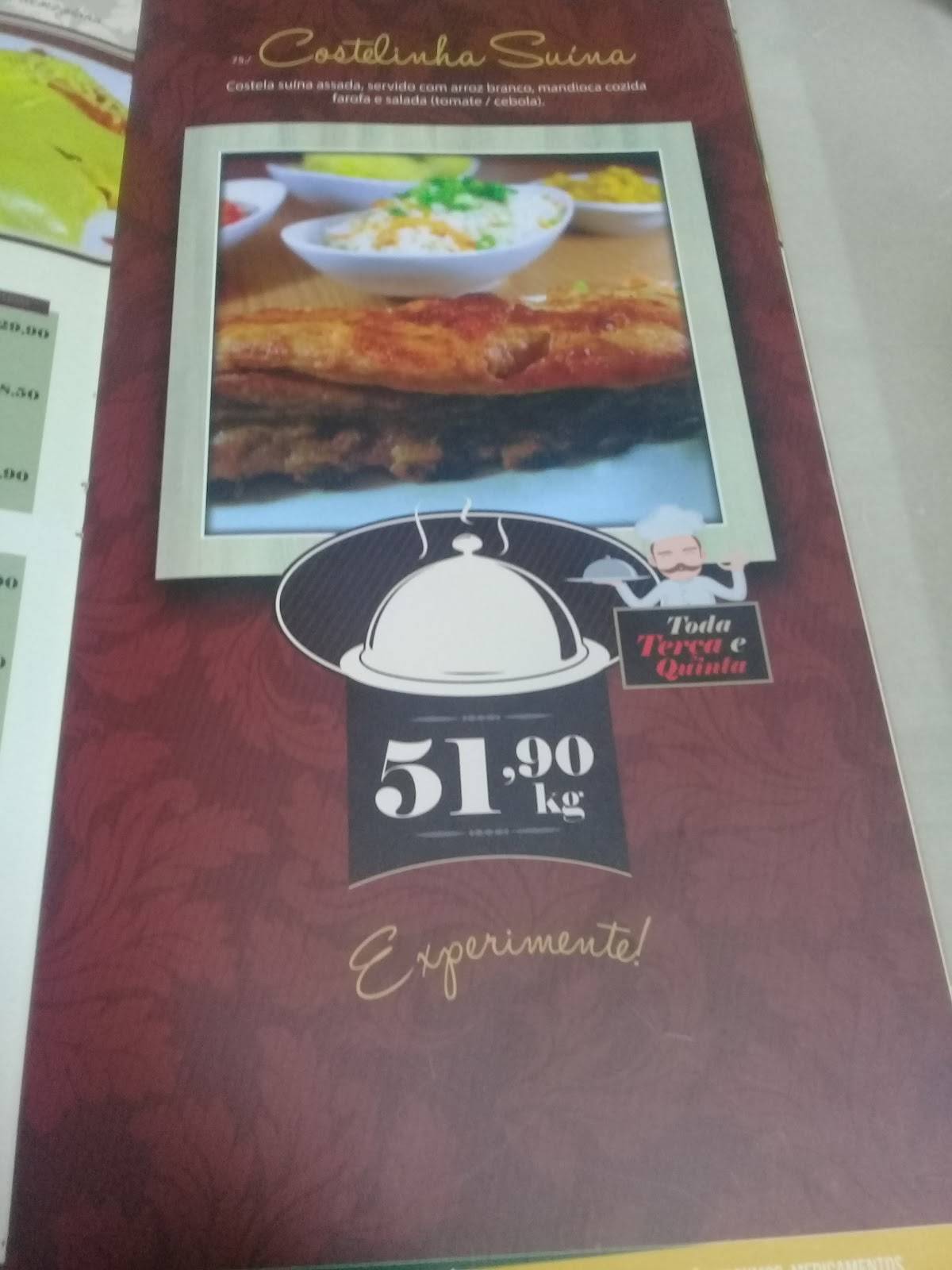BECO Gastronomia cardápio