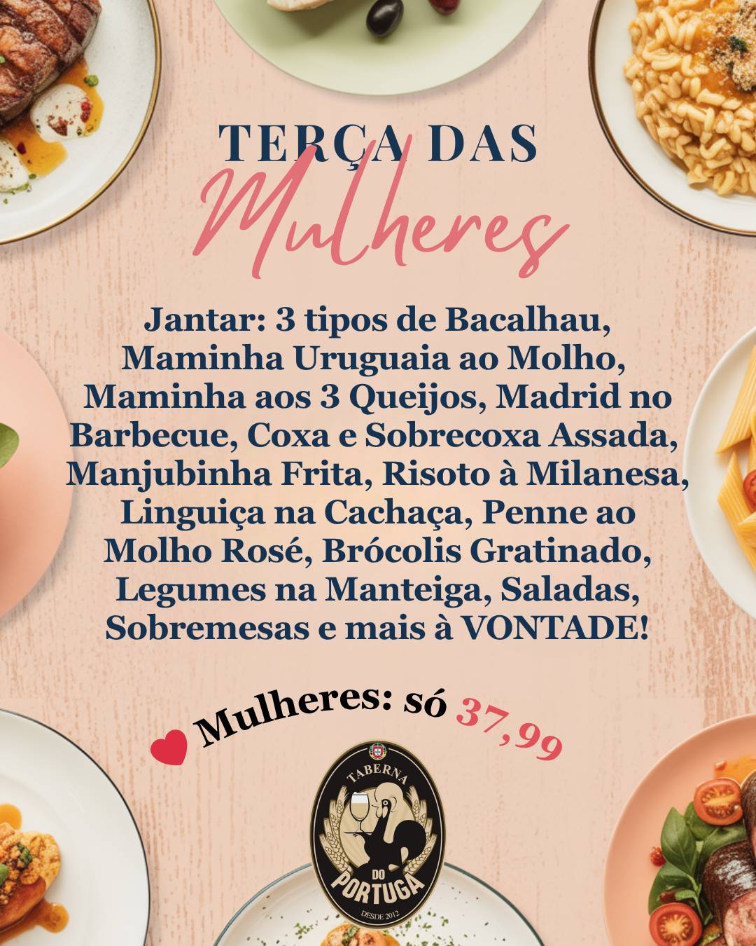 Taberna Do Portuga cardápio