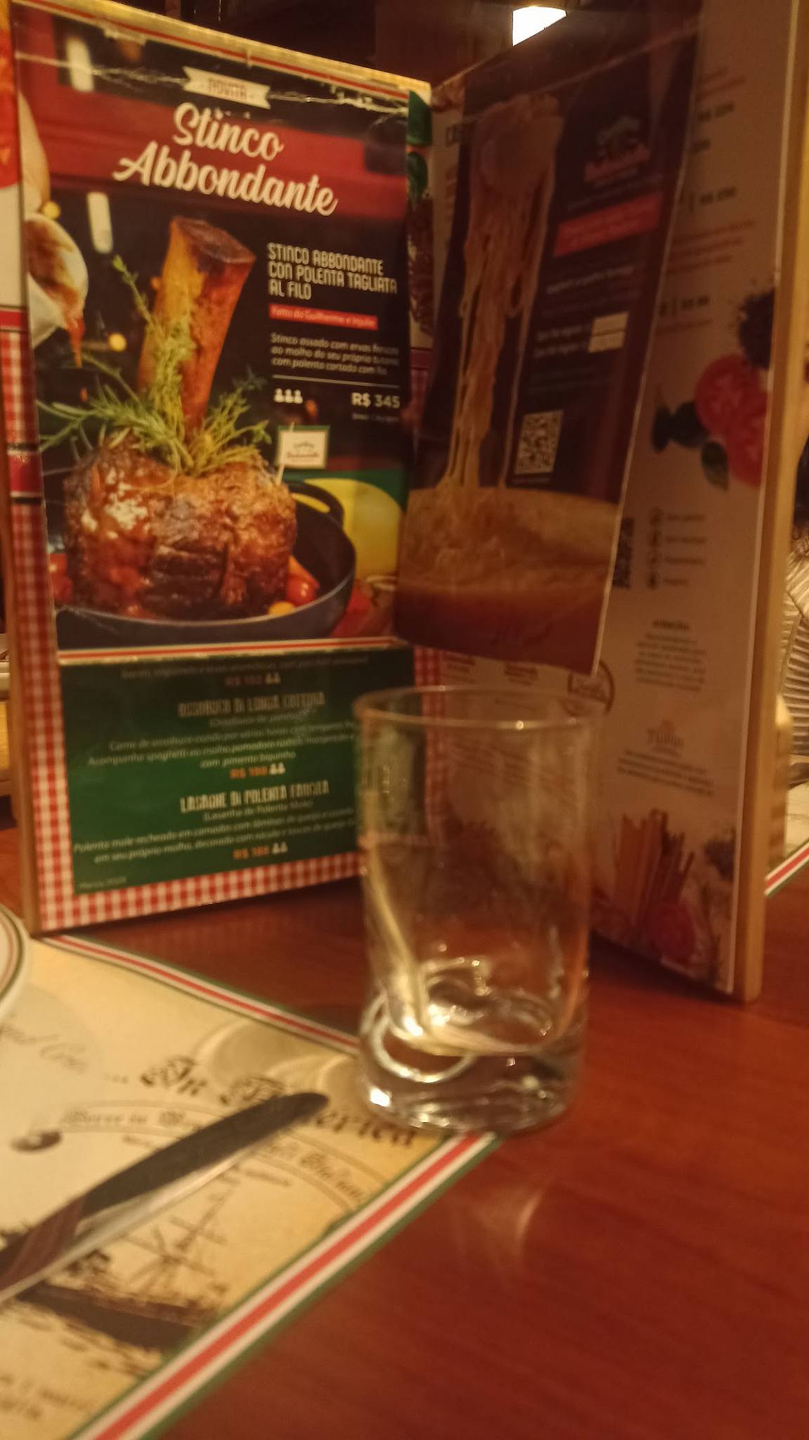 Cantina Pastasciutta Boulevard Laçador cardápio