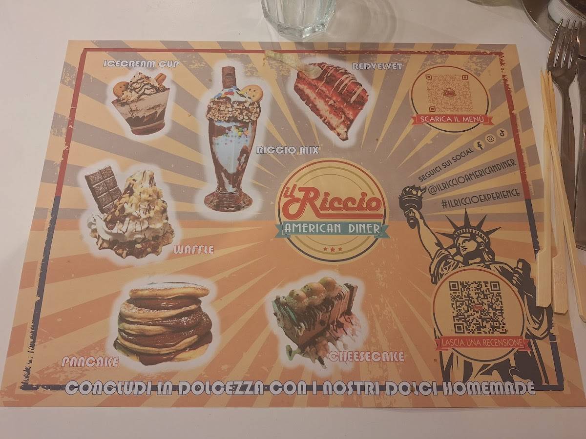 Menu di IL RICCIO AMERICAN DINER 