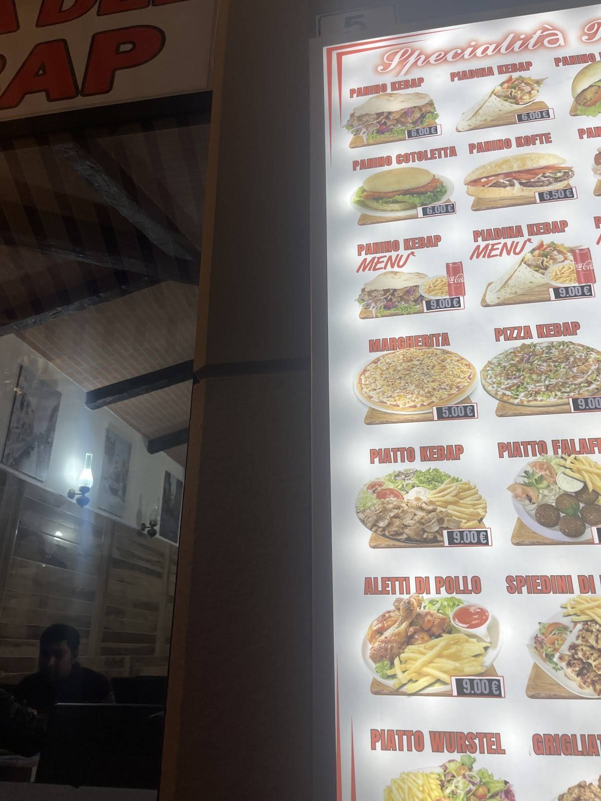 Menu di Casa Del Kebap Turkish Kebap 