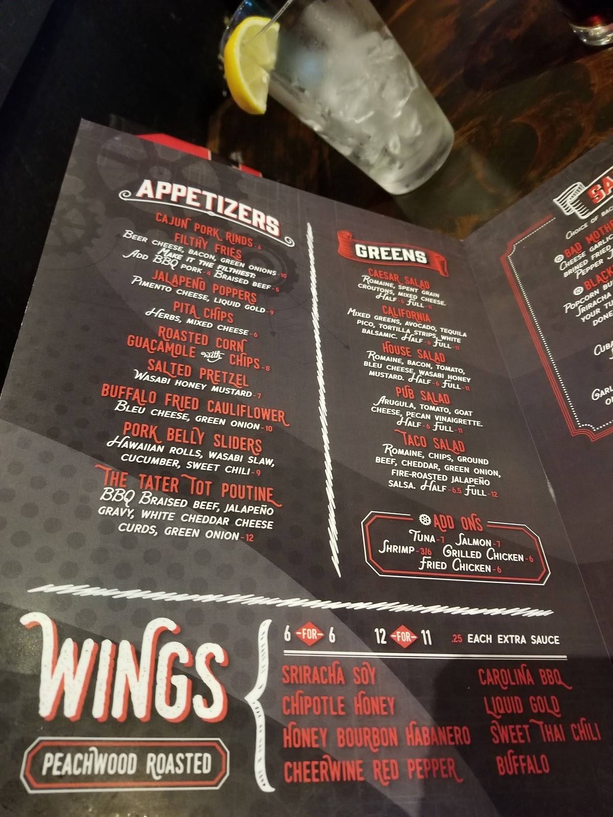 Menu at Catch22 Craft Kitchen & Tap House restaurant, Mount Juliet