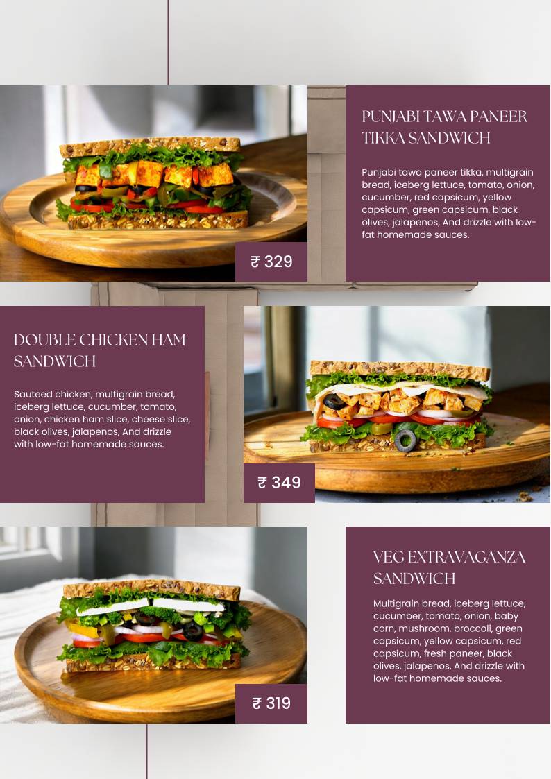 Caterspoint Vasant Kunj menu