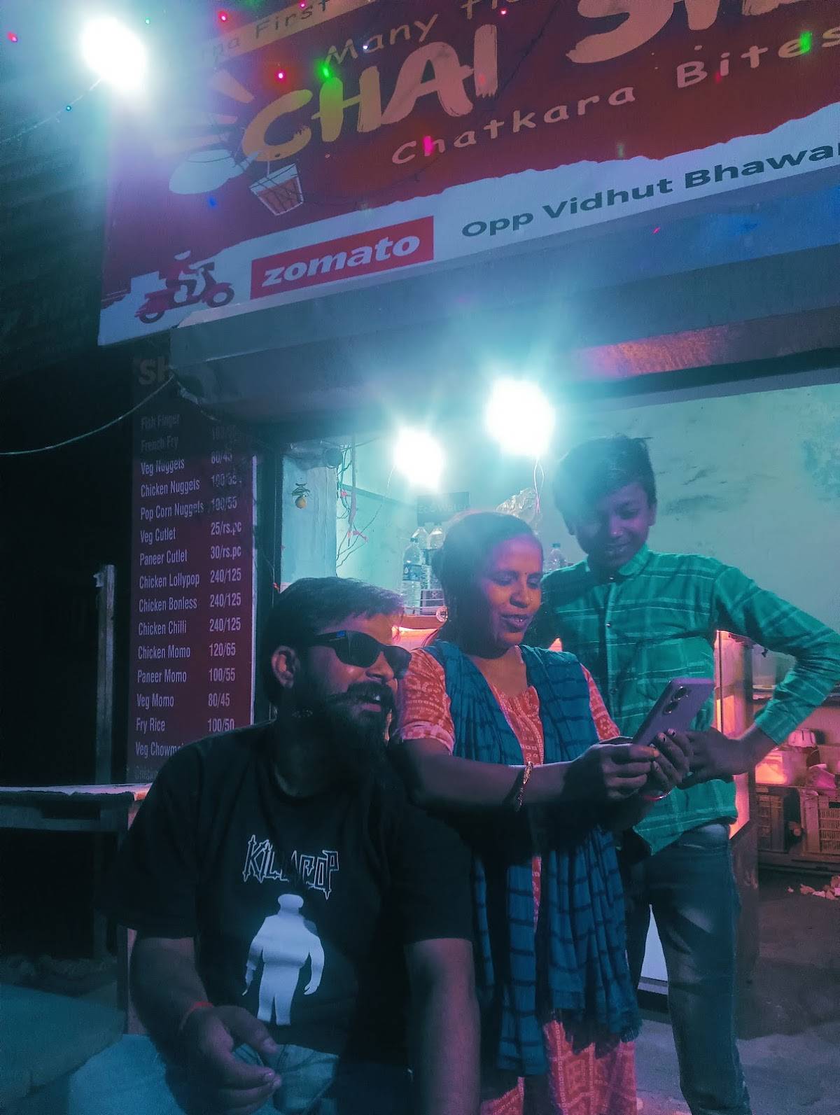Chai shaye menu