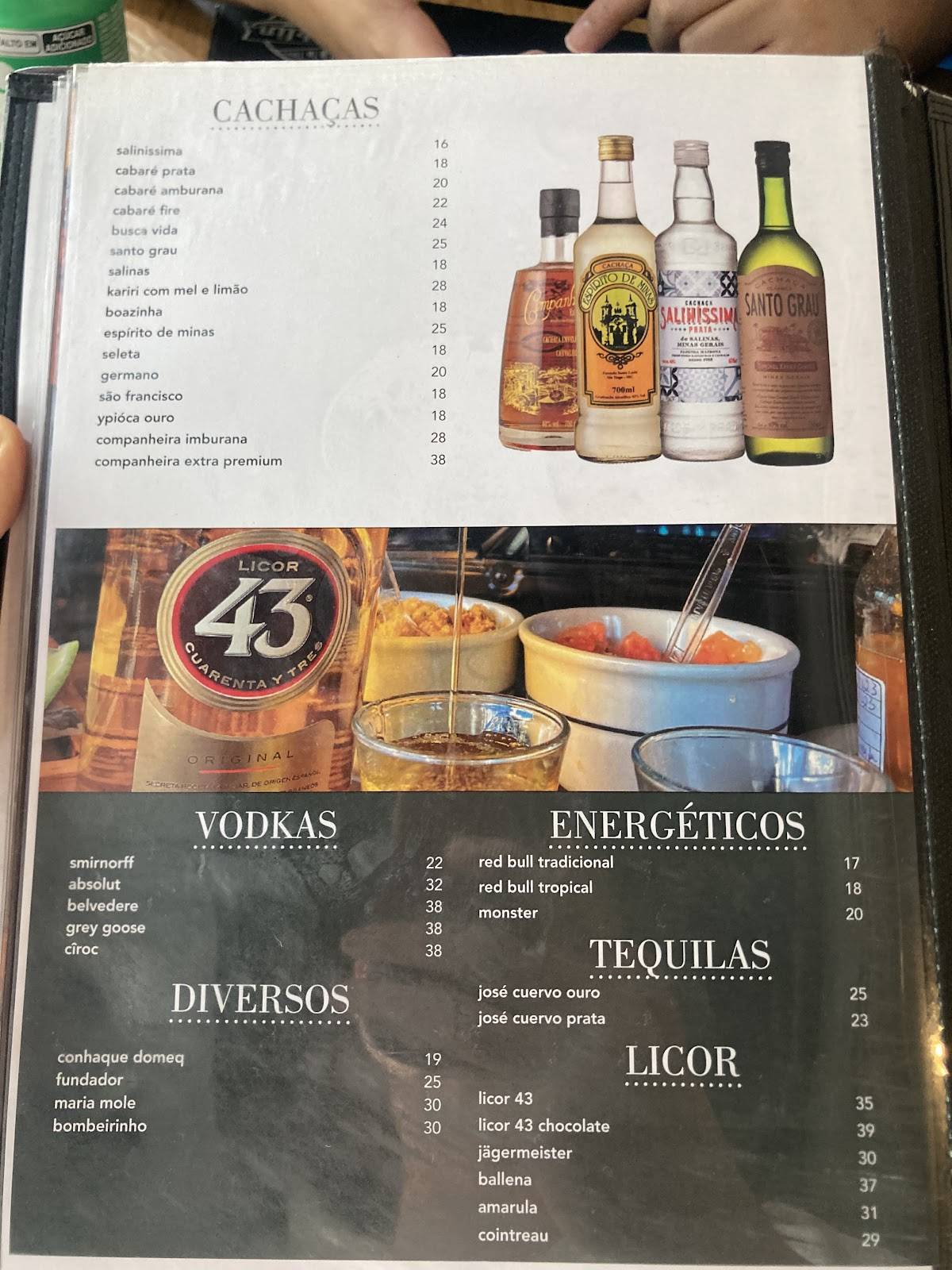 Charme do Brooklin cardápio