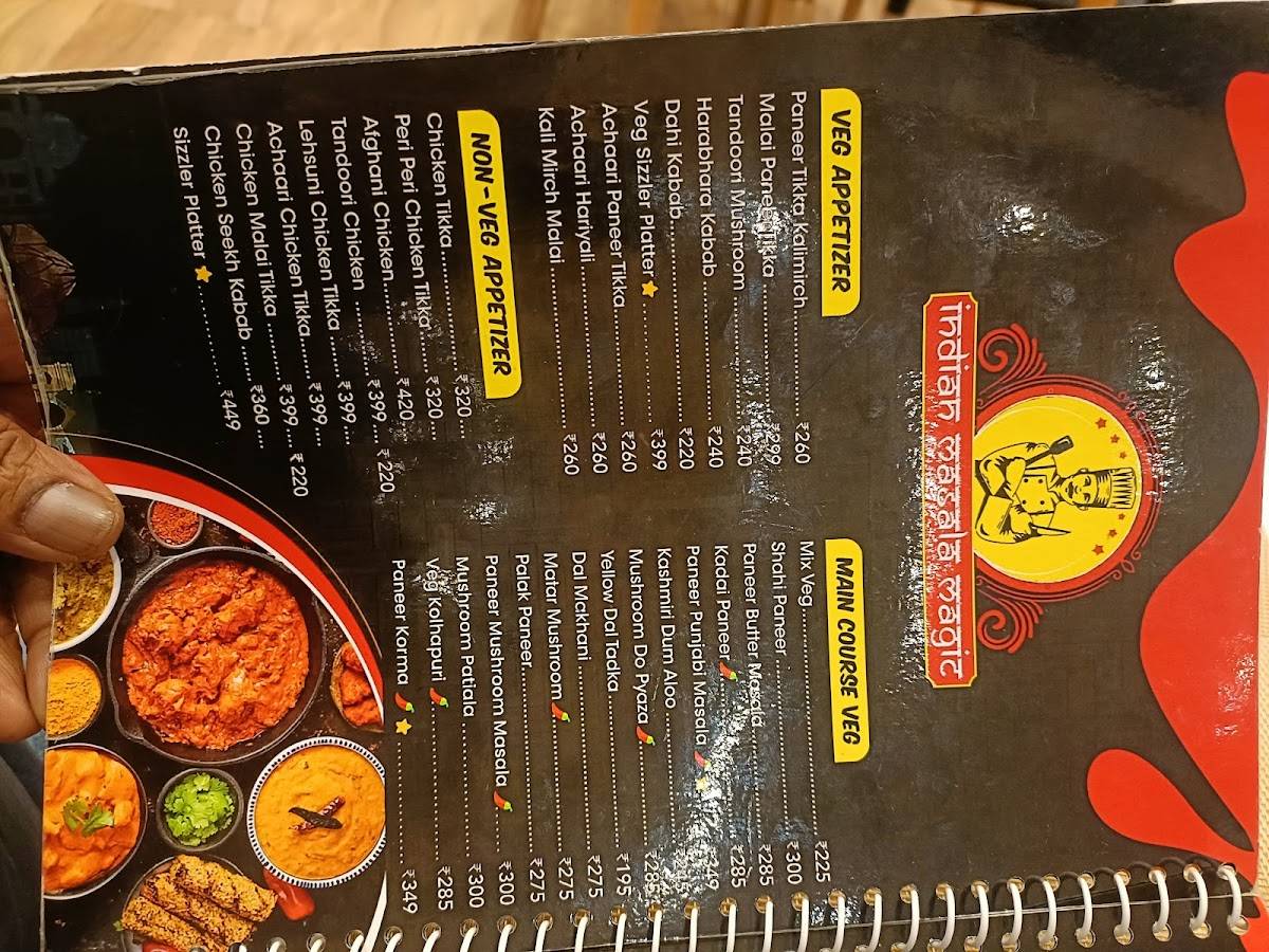 Chaupati menu
