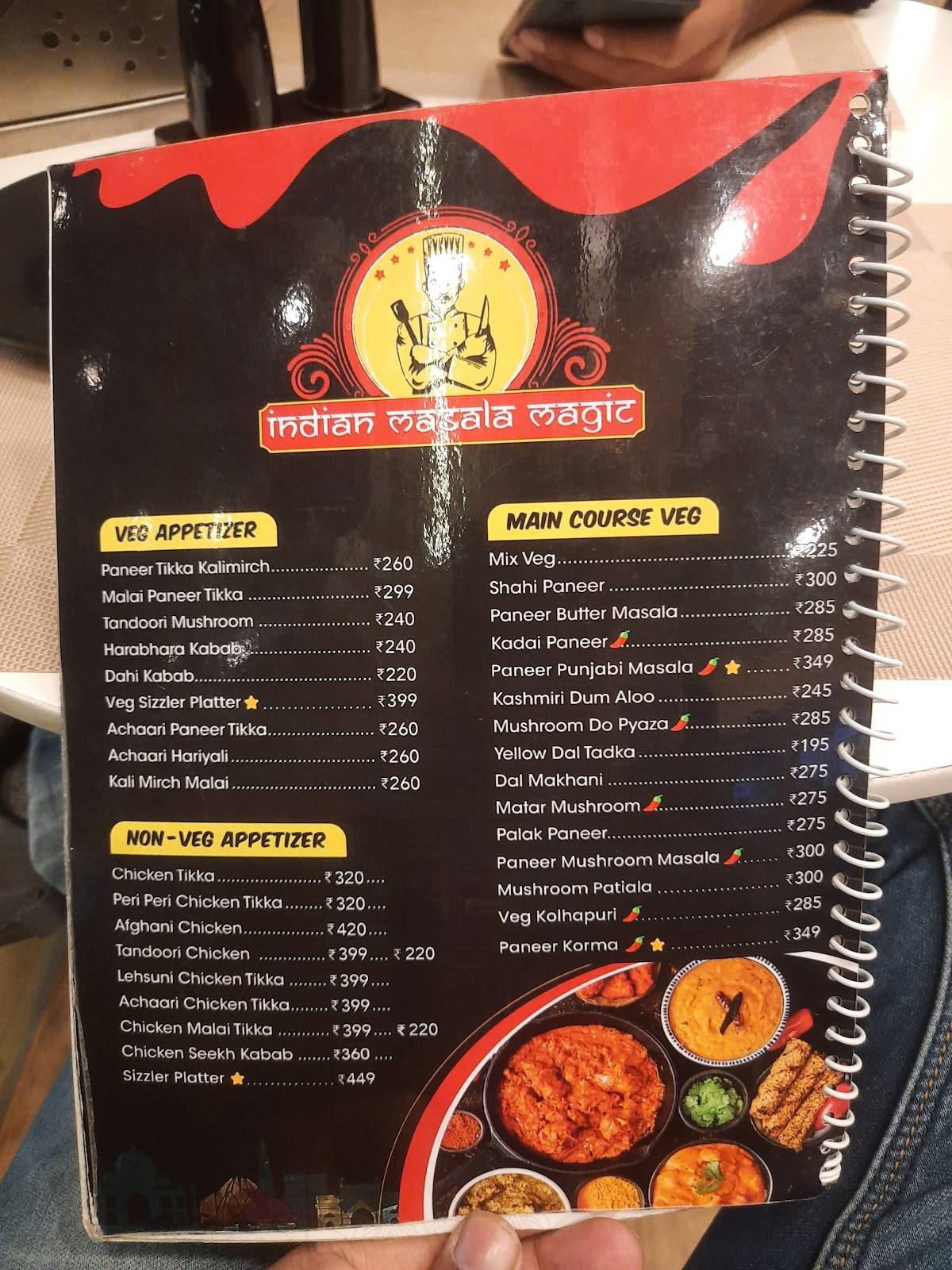 Chaupati menu