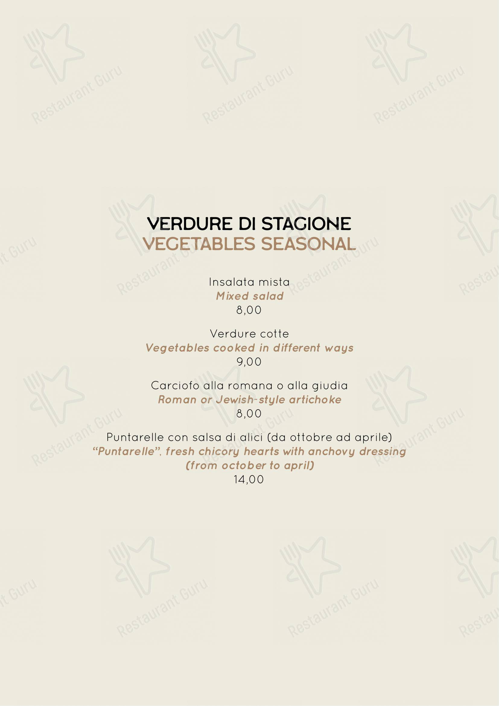 Menu di Checco Er Carettiere - Menu