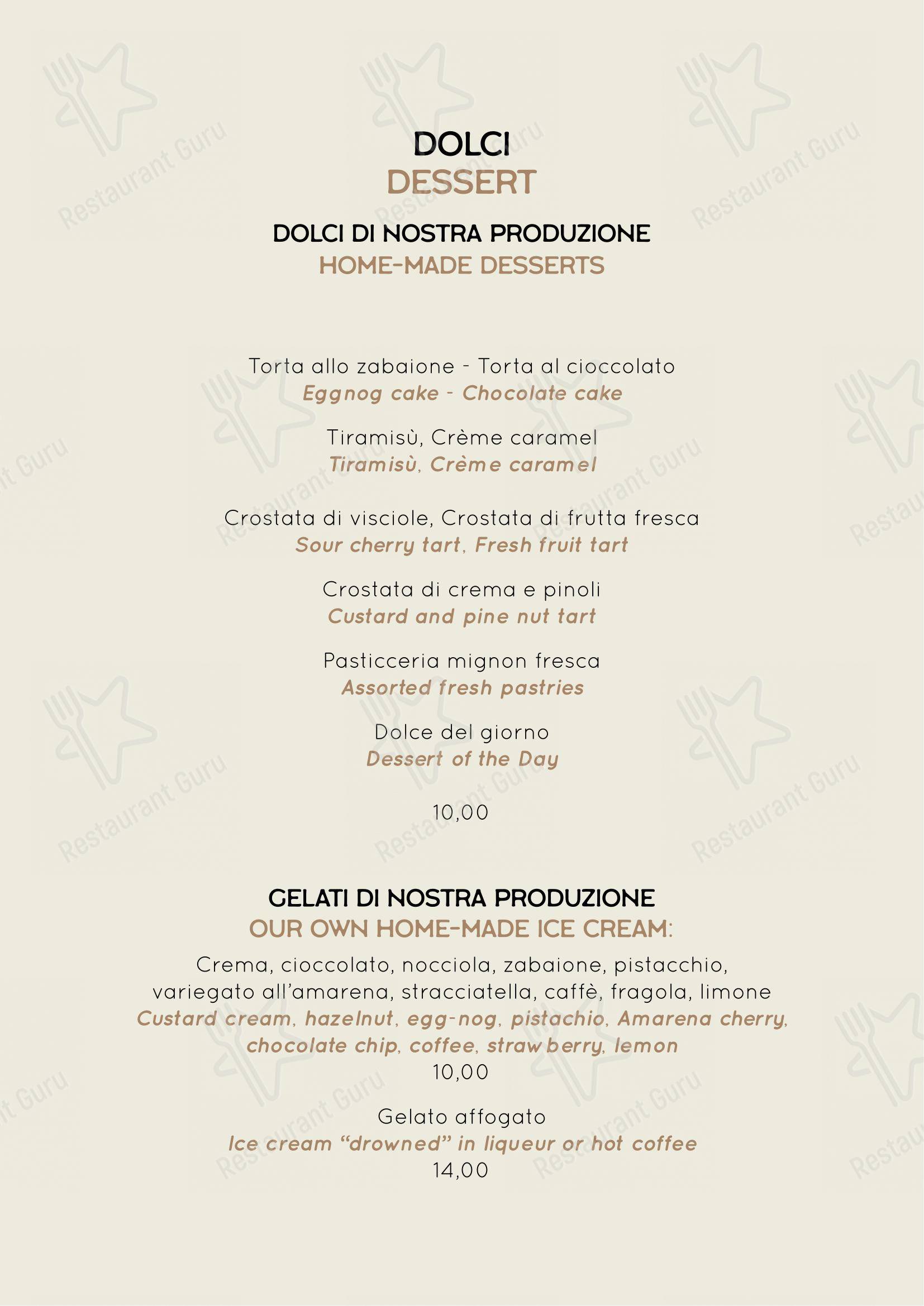 Checco Er Carettiere in Roma - Menu