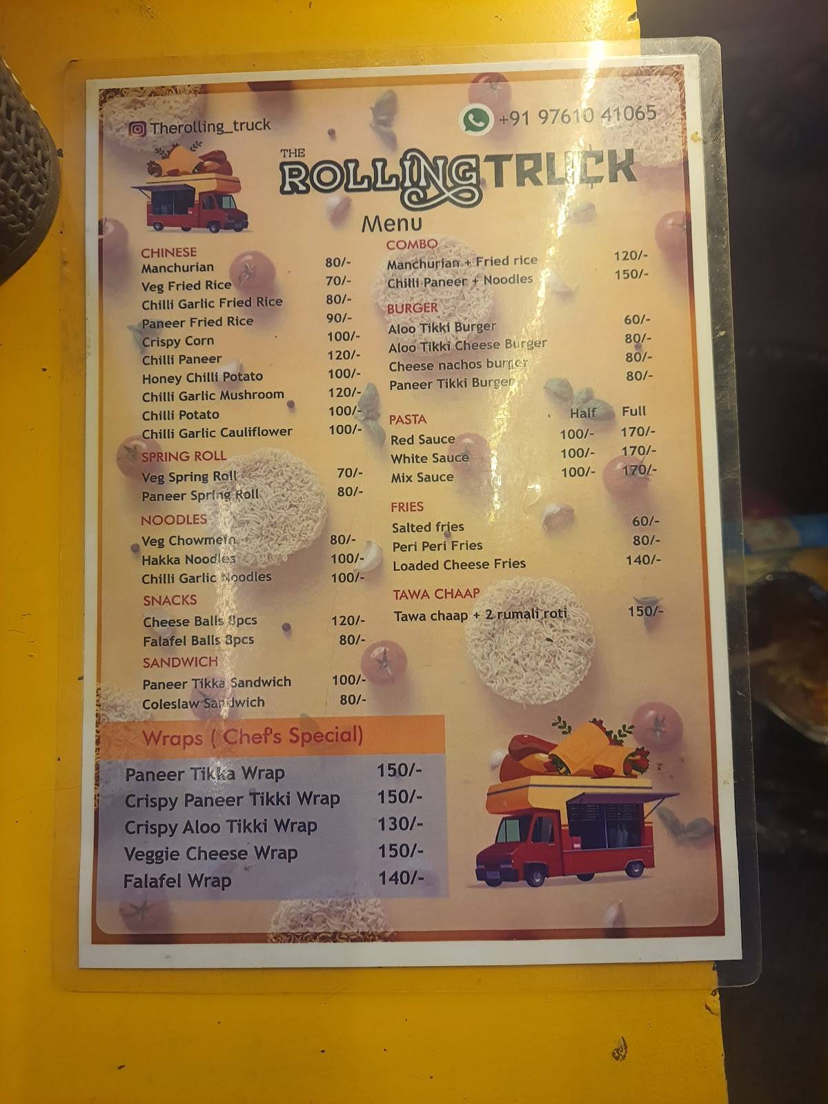 Chetan's Kitchen menu