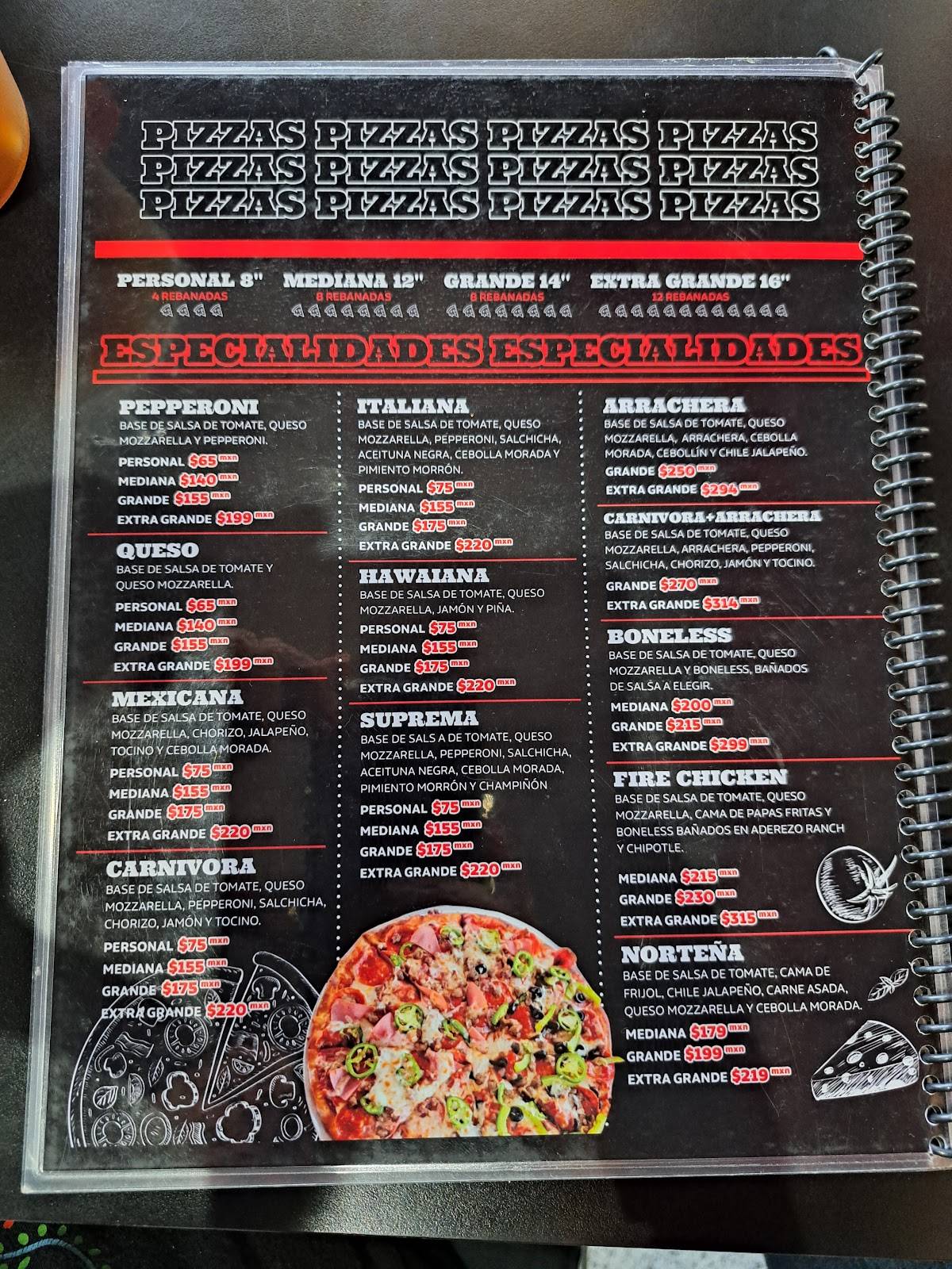 Carta del restaurante Chicken and more, Mexicali