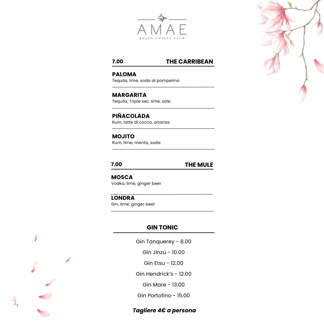 Menu di AMAE 