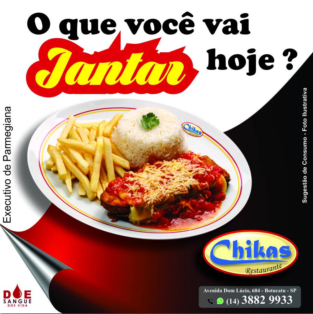 Chikas Restaurante cardápio