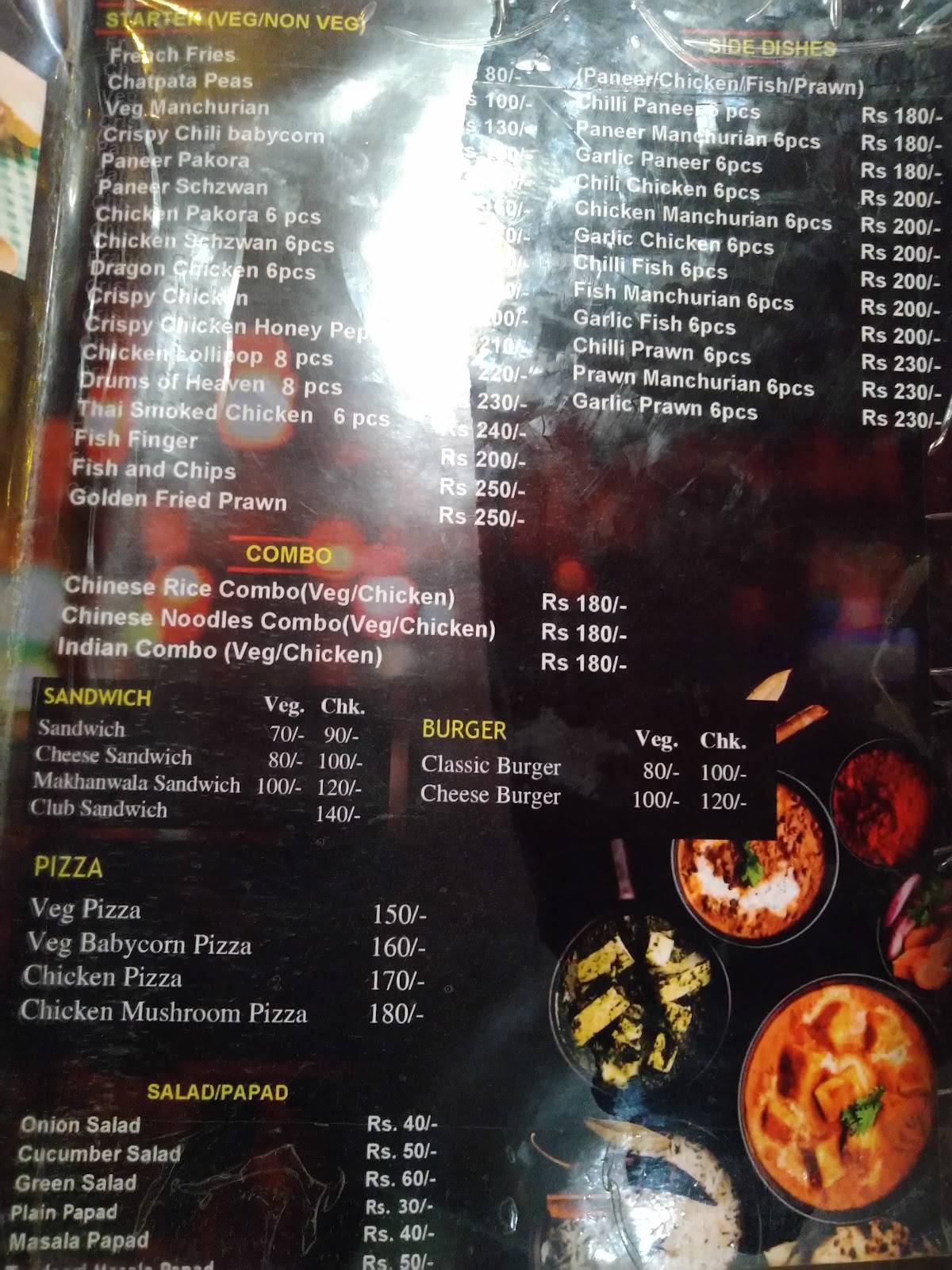 China Town-Multi Cuisine Restaurant with Party hall menu
